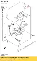 5783027H00, Suzuki, perilla, palanca t / m suzuki  lt a lt f 400 450 500 750 2008 2009 2010 2011 2012 2014 2015 2016 2017 2018 2019, Nuevo