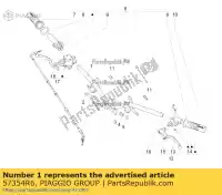 57354R6, Piaggio Group, handlebar with u.p. aprilia derbi gilera piaggio vespa 4t cougar eaglet et fly gp liberty mana na rp8c52100 s sonar sport city sport city one sr sr motard srv typhoon zapc42401, zapc42403 zapc42404, zapc42402 zapc49200 zapc506b zapc51101, zapm78103, zapc51103 zapca6100, zapc, New