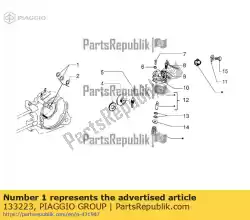 Aqui você pode pedir o máquina de lavar em Piaggio Group , com o número da peça 133223: