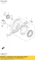 Qui puoi ordinare ingranaggio, id di avviamento da Suzuki , con numero parte 1261110F00: