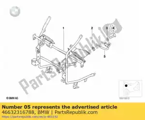 bmw 46632316788 staffa destra f luce di segnalazione - beh? rde - Il fondo