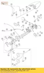 Qui puoi ordinare fanale posteriore duca 05 da KTM , con numero parte 61014040000: