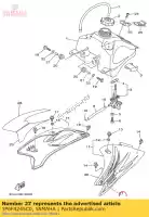 1P6F4245C0, Yamaha, Graphique, réservoir de carburant yamaha ttr50e 50 , Nouveau