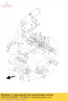 5PW146100000, Yamaha, zespó? rury wydechowej 1 yamaha yzf r 1000 2002, Nowy