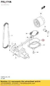 suzuki 1652838A00 d-ring, oilstr. - Il fondo