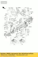 390621423, Kawasaki, tubo di raffreddamento, 5x9x700 kawasaki kdx  d h kdx250 kdx200 250 200 , Nuovo