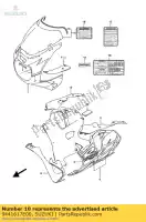 9441617E00, Suzuki, painel, inferior, r suzuki gsx r750w 750 , Novo