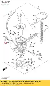 Suzuki 1348438A10 hoes - Onderkant