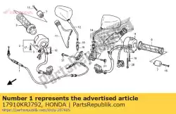 Tutaj możesz zamówić brak opisu w tej chwili od Honda , z numerem części 17910KRJ792: