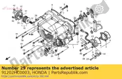 Here you can order the oil seal, 10x20x5(arai) from Honda, with part number 91202HC0003: