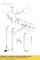 5611133E20, Suzuki, stuur, r suzuki tl 1000 1998 1999 2000 2001 2002, Nieuw