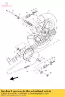 22B253040100, Yamaha, falado definido, traseiro yamaha wr 125 2009 2010 2011, Novo