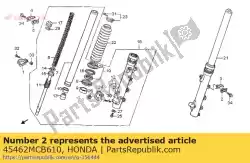 Ici, vous pouvez commander le clamper c, flexible de frein auprès de Honda , avec le numéro de pièce 45462MCB610: