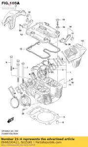 Suzuki 0948200411 bougie u27etr - Bottom side