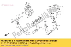 oring, 27x2. 7 van Honda, met onderdeel nummer 91318500000, bestel je hier online: