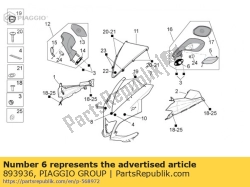 Aprilia 893936, Junta lh, OEM: Aprilia 893936