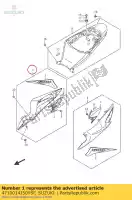 4710014J50YSF, Suzuki, couvrir assy, ??fram suzuki gsx r600 600 , Nouveau
