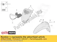 AP8269088, Piaggio Group, capa. preto aprilia  scarabeo 50 100 2006 2007 2008 2009, Novo