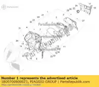 1B007008000Z1, Piaggio Group, bauletto anteriore compl. piaggio zapmd2100 zapmd220,  zapmd2200 300 400 2021 2022, Nuovo