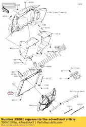 Ici, vous pouvez commander le 01 radiateur-ensemble auprès de Kawasaki , avec le numéro de pièce 390610786: