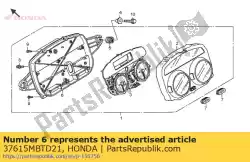 Here you can order the case assy., lower from Honda, with part number 37615MBTD21: