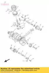 Aqui você pode pedir o rolamento plano, biela em Yamaha , com o número da peça 5JW116564000: