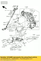 32160059011E, Kawasaki, frame-comp, fr, f.s.black kawasaki zzr abs 1400, Novo