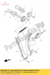 yamaha 3D7122800000 ensemble de décompression - La partie au fond