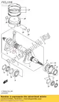 1216111H00, Suzuki, connrod suzuki lt a450x kingquad 4x4 limited a450xz a500xpz axi a500xz a500x a500xp lta500xp lta500x 450 500 , Novo