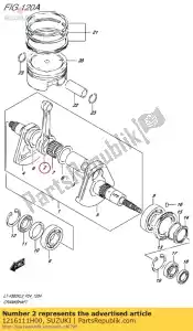 Suzuki 1216111H00 connrod - Dół