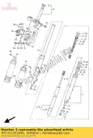 3HT231261000, Yamaha, tubo exterior (izquierda) yamaha  sr 400 2014 2016 2017 2018, Nuevo