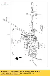 Here you can order the ring from Suzuki, with part number 1333140B00: