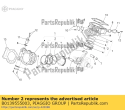 Aprilia B0139555003, Zespó? t?oka ?c?, OEM: Aprilia B0139555003