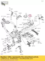 130BC0512, Kawasaki, 01 boutflens, 5x12 kawasaki  900 2018 2019 2020 2021, Nieuw