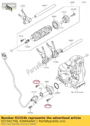 Aquí puede pedir perno, casquillo, 5x20 de Kawasaki , con el número de pieza 921541798: