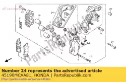 Ici, vous pouvez commander le bracket sub assy., l. Fr. Auprès de Honda , avec le numéro de pièce 45190MCAA81: