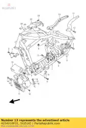 Qui puoi ordinare supporto, batteria da Suzuki , con numero parte 4154010F01: