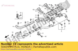 Honda 50609HM7A10 ko?nierz, t?umik - Dół