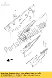 Aqui você pode pedir o capa, moldura, l (b em Suzuki , com o número da peça 4721144AB0019: