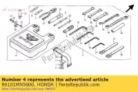 89101MN5000, Honda, boîte, outil honda gl 1500 1988 1989 1990 1991 1992 1993 1994 1995 1996 1997 1999 2000, Nouveau