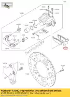 430820063, Kawasaki, pad-assy-brake vn900b6f kawasaki  vn vulcan 900 1600 2005 2006 2007 2008 2009 2010 2011 2012 2013 2014 2015 2016 2017 2018 2019 2020 2021, Nouveau