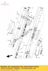 Here you can order the front fork assy (r. H) from Yamaha, with part number 1P823103E000: