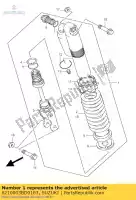 6210003BD0163, Suzuki, conjunto absorvedor, r suzuki rm 85 2005, Novo