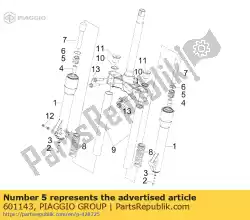 Ici, vous pouvez commander le printemps auprès de Piaggio Group , avec le numéro de pièce 601143: