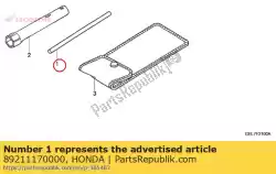 Here you can order the bar, plug wrench from Honda, with part number 89211170000: