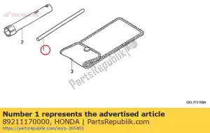 Honda 89211170000 bar, plug wrench - Bottom side