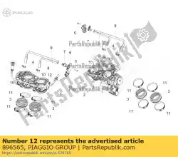 Qui puoi ordinare tubo del carburante. Cpl. Formica. Da Piaggio Group , con numero parte 896565: