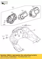 280110564, Kawasaki, meter,tacho&lcd klz1000acf kawasaki klz 1000 2012 2013 2014, New