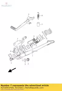 suzuki 4233001H00 bracket comp, pr - La partie au fond