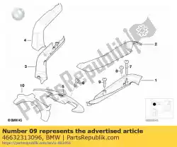 Qui puoi ordinare vite a testa bombata - m5x16 da BMW , con numero parte 46632313096: